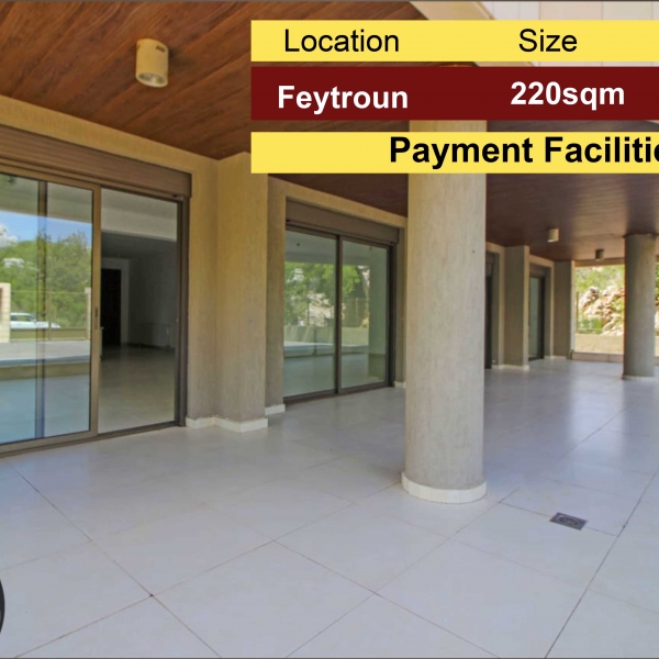 Feytroun 220m2 | Panoramic View | Brand New | Payment Facilities |