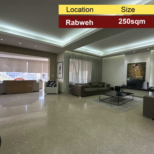 Rabweh 250m2 | High End | Mountain View | Fully Furnished |