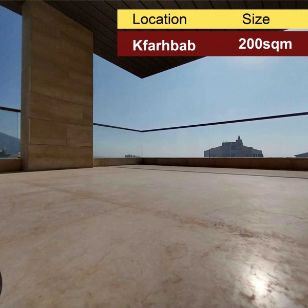 Kfarhbab 200m2 | Open View | High-End |