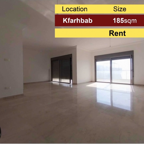 Kfarhbab 185m2 | Brand New | Luxury | Rent | Open View |