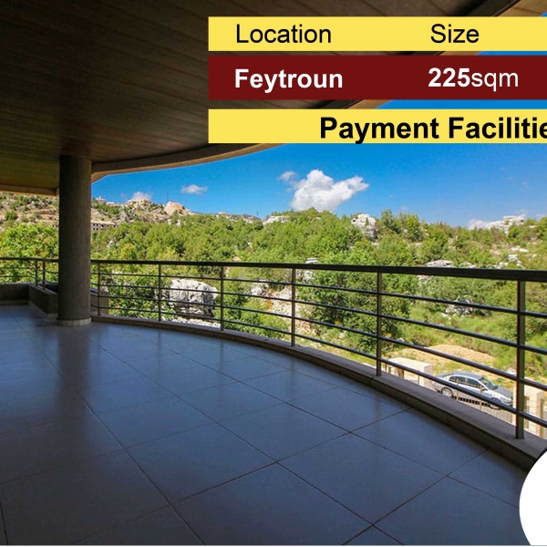 Feytroun 225m2 | Brand New | Payment Facilities | Mountain View |