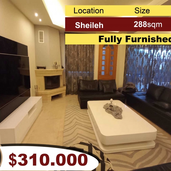 Sheileh 288m2 + 100m2 Terrace | Deluxe Furnished Apartment | Unique |