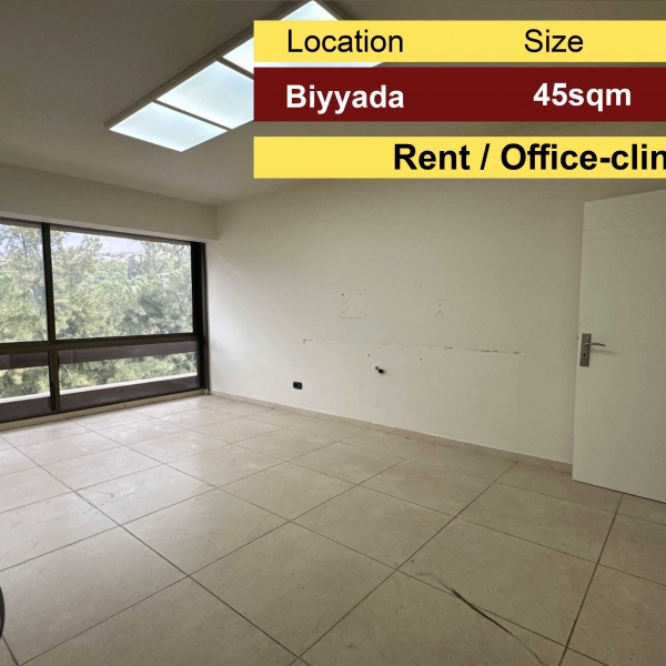 Biyyada 45m2 | Office/Clinic | Rent | Prime Location |