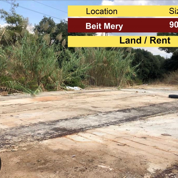 Beit Mery 900m2 | Land | 20/40 | Commercial | Rent |