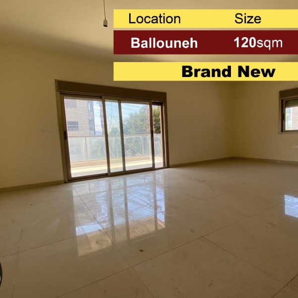 Ballouneh 120m2 | Brand New | Luxury | Prime Location |
