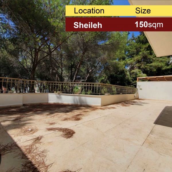 Sheileh 150m2 + 100m2 terrace | New Apartment | Open View |