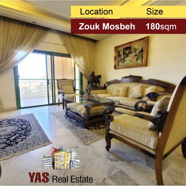 Zouk Mosbeh 180m2 | Excellent Condition | High-end | Panoramic View |
