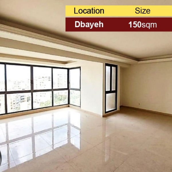 Dbayeh 150m2 |City View | Calm Area | Brand New Building