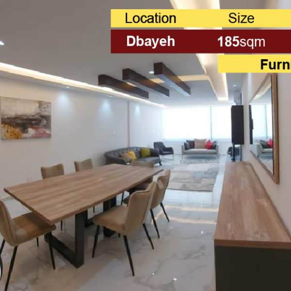 Dbayeh 185m2 | Spacious | Decorated | Furnished |