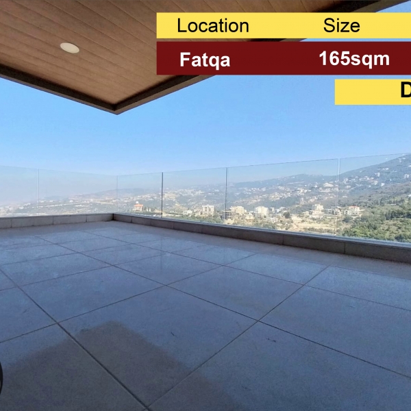 Fatqa 165m2| Duplex | Brand New | Panoramic View |