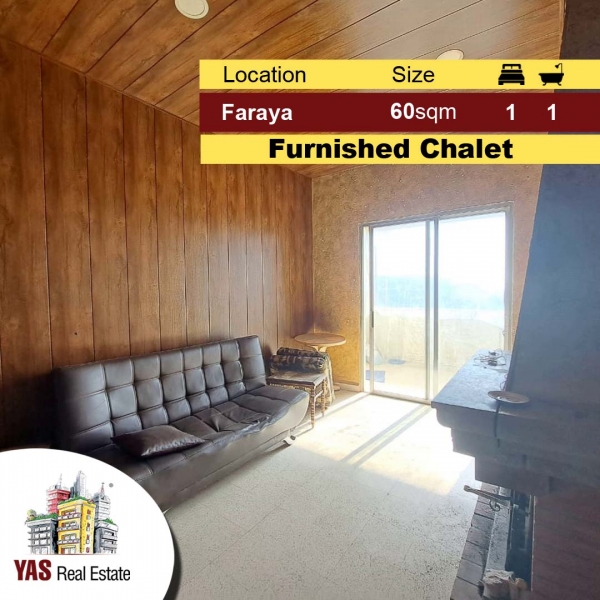 Faraya 60m2 | Furnished Chalet | Mountain View | Luxury |