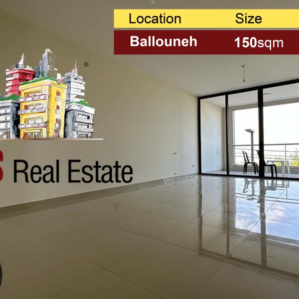 Ballouneh 150m2 | New | Luxury | View | Classy Area |