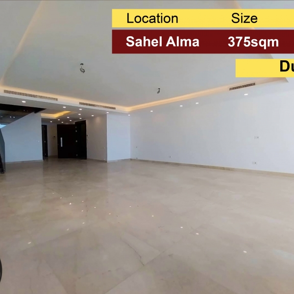 Sahel Alma 375m2 | Duplex | High-End | Open View |