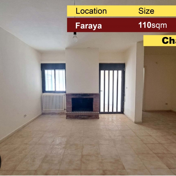 Faraya 110m2 | Chalet | Well Maintained | Mountain View | Catch |