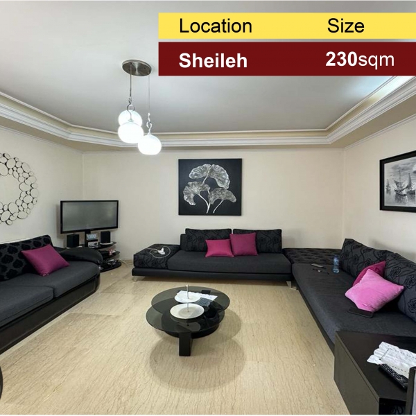 Sheileh 230m2 | Super Luxurious | Excellent Condition | Sea View |