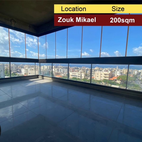 Zouk Mikael 200m2 | Panoramic View | High-End |New Flat |