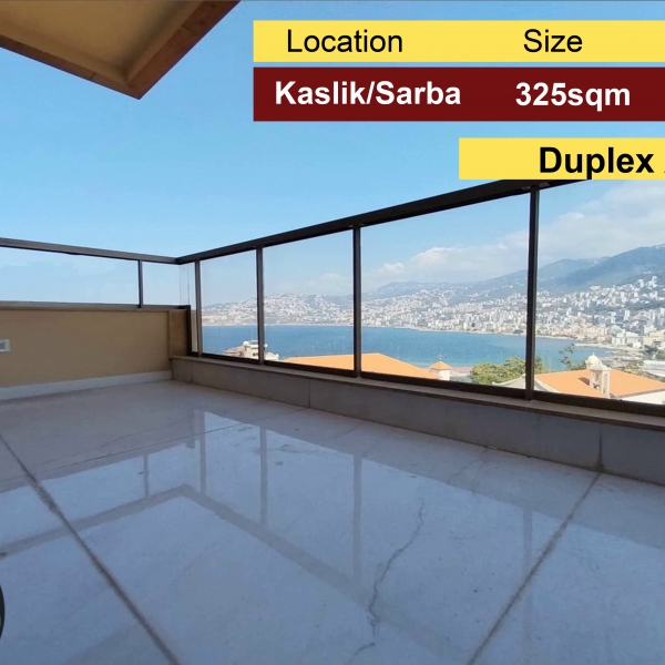 Kaslik / Sarba 325m2 | Duplex | For Rent | Classy Area |
