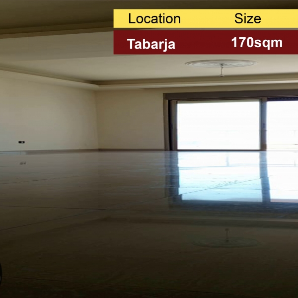 Tabarja 170m2 | Partial View | Rooftop | Good Condition |
