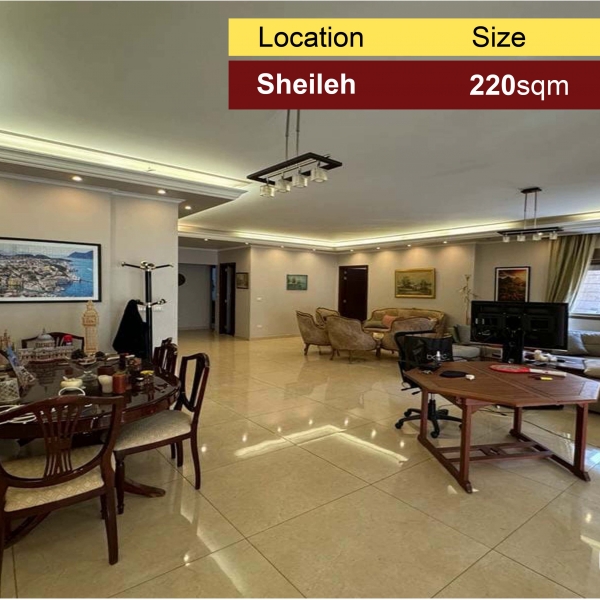 Sheileh 220m2 + 30m2 Terrace | Upgraded | Prime Location | Catch |