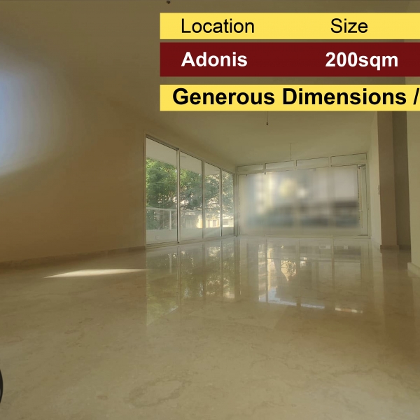 Adonis 200m2 | 150m2 Terrace | Brand New | Generous Dimensions |