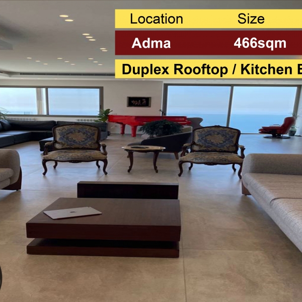 Adma 466m2 | 366m2 Rooftop | Duplex | Panoramic View | Luxury |