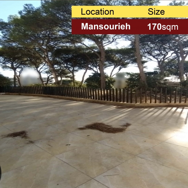 Mansourieh 170m2 | 120m2 Terrace | Mint Condition | Prime Location |