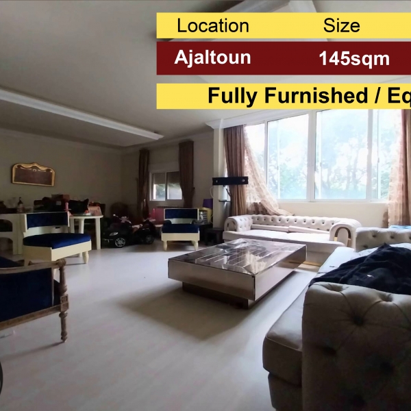 Ajaltoun 145m2 | Excellent Condition | Furnished / Equipped |