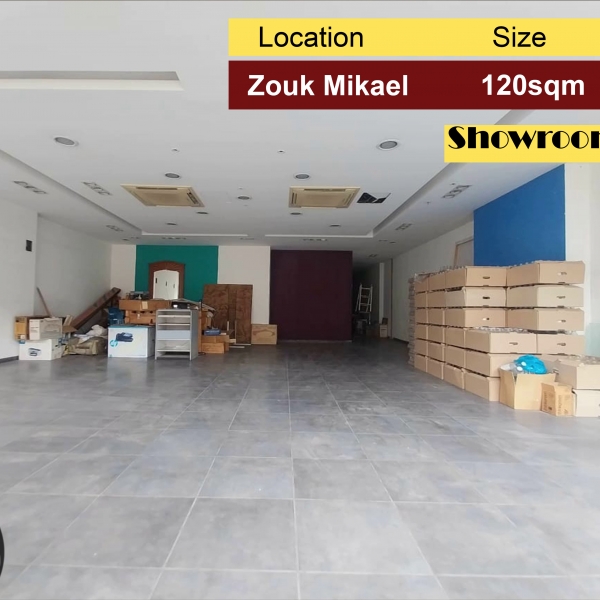 Zouk Mikael 120m2 | Rent | Showroom | Prime Location |