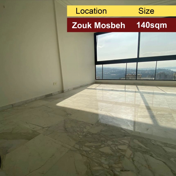 Zouk Mosbeh 140m2 | Panoramic View | Classic | Luxury |