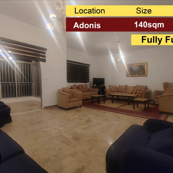Adonis 140m2 | Fully Furnished | High-End |