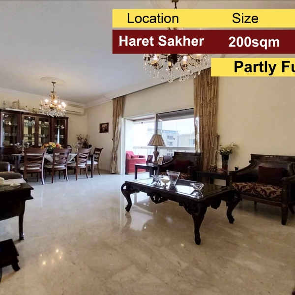 Haret Sakher 200m2 | Partial View | Partly Furnished |