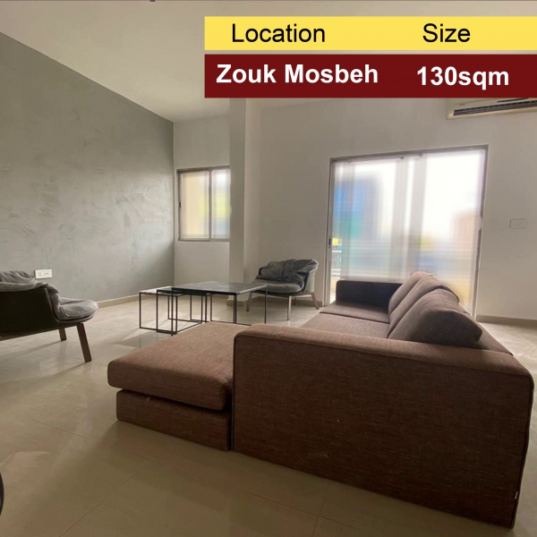 Zouk Mosbeh 130m2 | Fully Renovated | High-End |