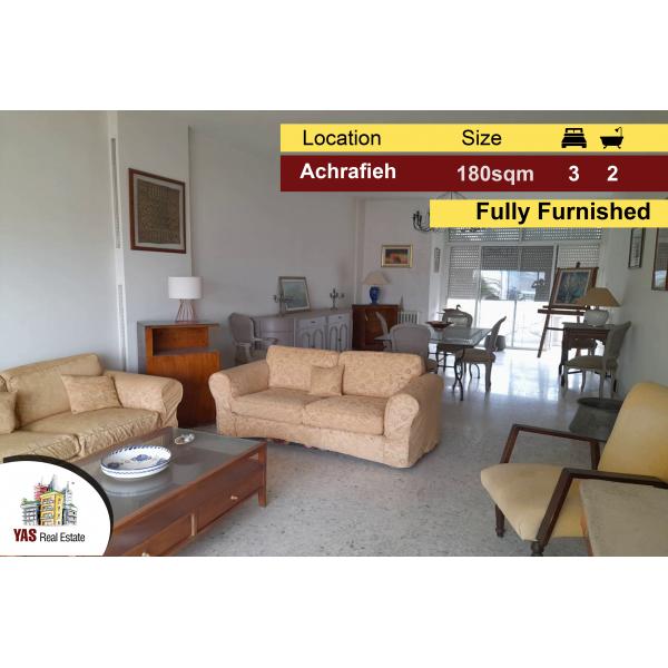 Achrafieh 180m2 | Fully Furnished | Well maintained |