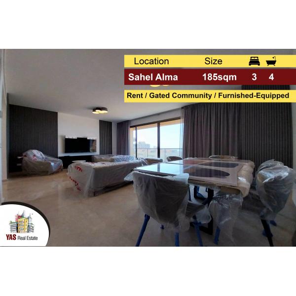 Sahel Alma 185m2 | Rent | Gated Community | Furnished/Equipped |