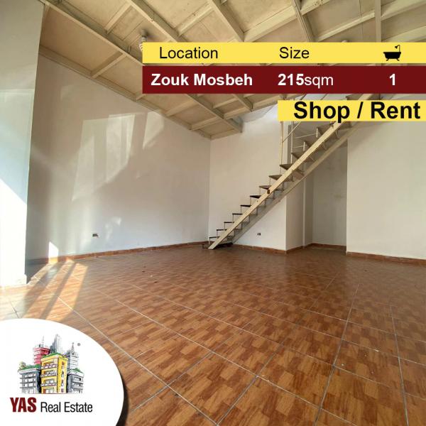 Zouk Mosbeh 70m2 | Rent | Shop | Great Investment |