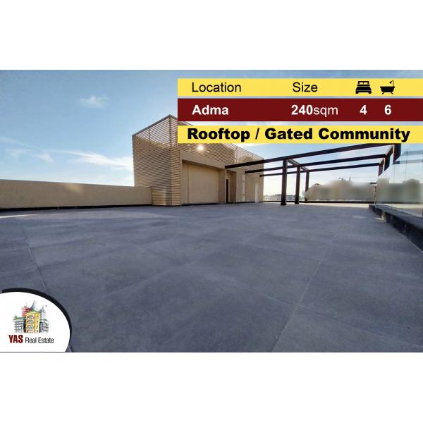 Adma 240m2 | 195m2 Terrace | Rooftop | Gated Community |