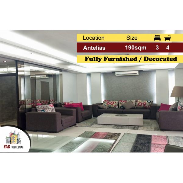 Antelias 190m2 | Well Maintained | Decorated | Fully Furnished | PA|