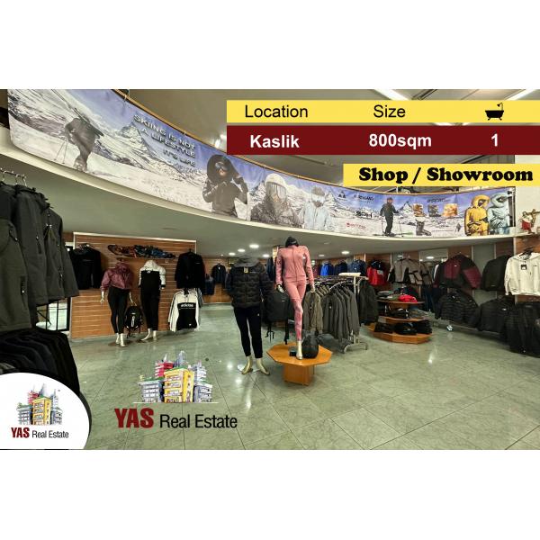 Kaslik 800m2 | Shop/Showroom | Main Road | Great Investment | KA |