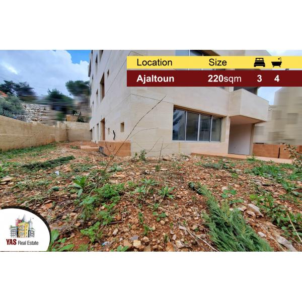 Ajaltoun 220m2 | 171m2 Terrace / Garden | High-End | DA |