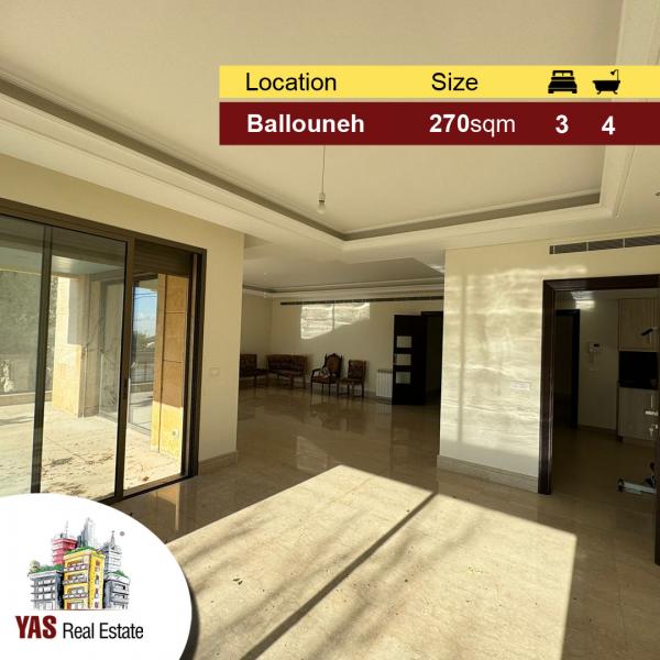 Ballouneh 270m2 | 200m2 Garden | Ultra Prime Location | MY |