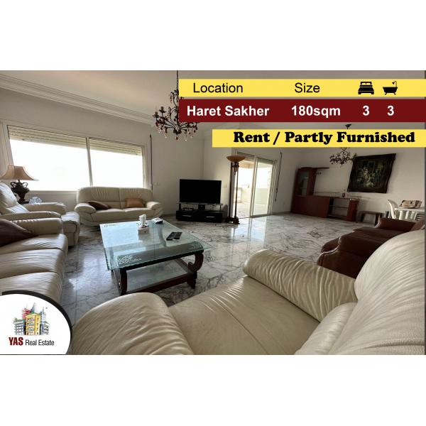 Haret Sakher 180m2 | Rent | Well Maintained | Partly Furnished | KA IV
