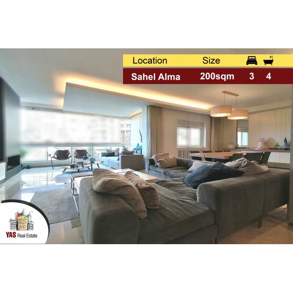 Sahel Alma 200m2 | Open View | Decorated | Well Maintained | IV |
