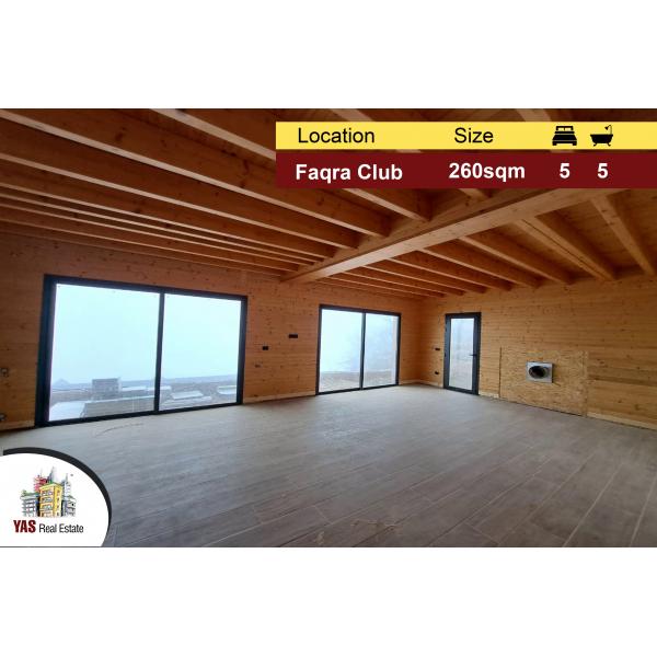 Faqra Club 260m2 | 245m2 Terrace/Garden | High-End | Private Street |