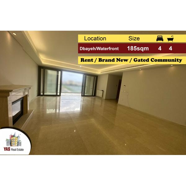 Dbayeh/Waterfront 185m2 | Rent | Brand New | Gated Community | MJ |