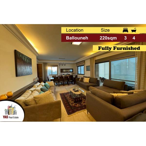 Ballouneh 220m2 | Ultra prime Location | Fully Furnished | High-End |