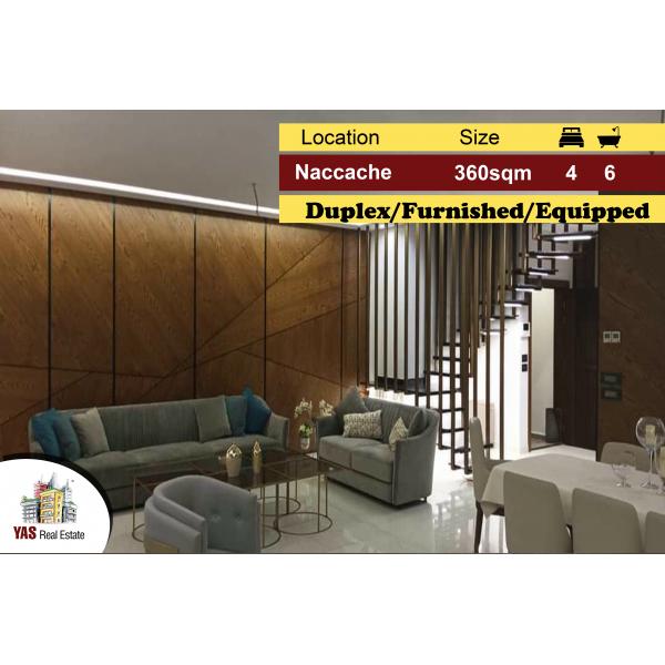 Naccache 360m2 | 70m2 Terrace | Duplex | Furnished | High-End | PJ |