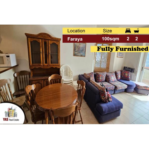 Faraya 100m2 | Furnished | Panoramic View | Common Area | DK |