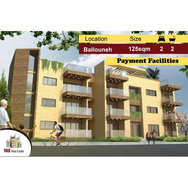 Ballouneh 125m2 | Under construction | Payment Facilities | TO |