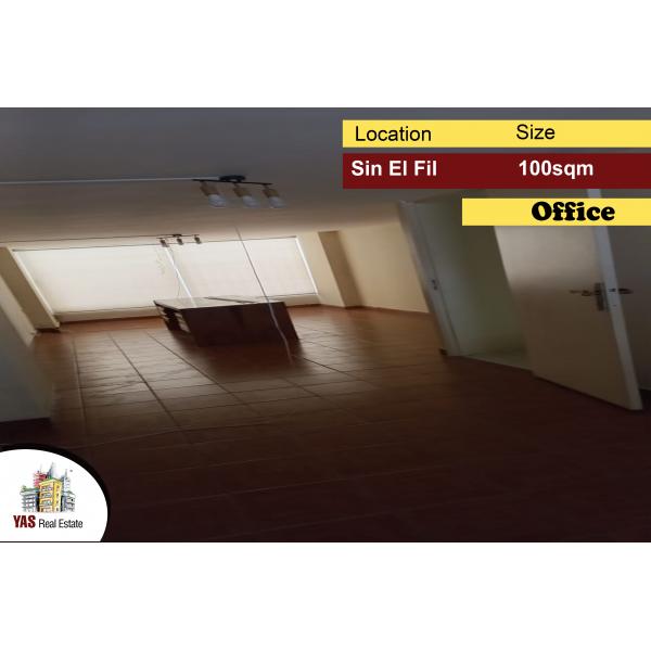 Sin El Fil 100m2 | Office | Triplex for Sale | Active Street | PJ |