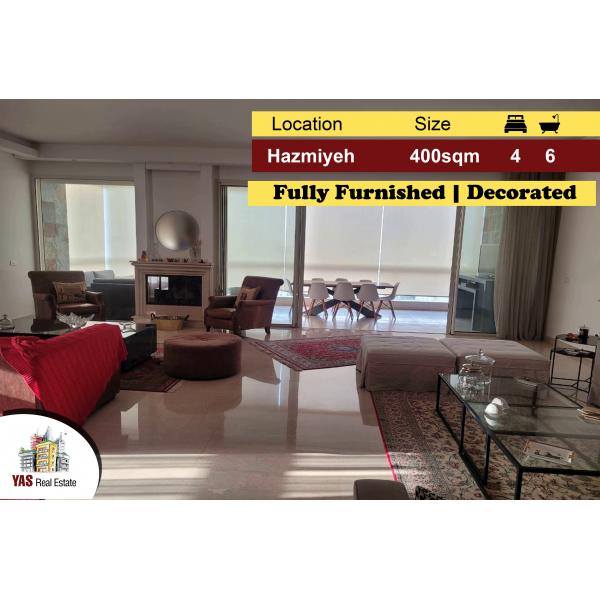 Hazmiyeh/Mar Takla 400m2 | Furnished | Eye Catching | Luxury |